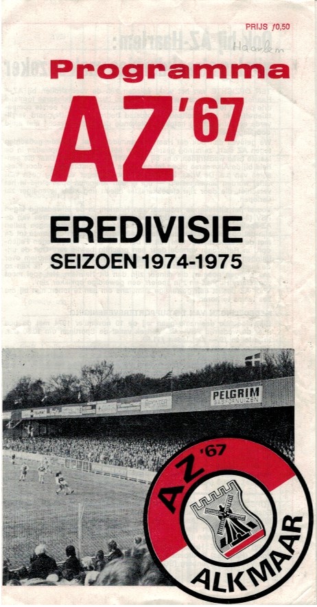 AZ Programma 1-dec-1974 Ajax